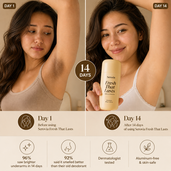 Serovia Brightening Deodorant tube