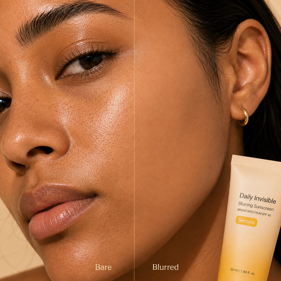 Serovia Daily Invisible Blurring SPF 40 tube